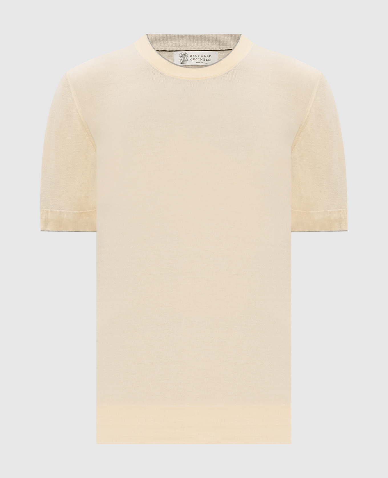 

Yellow T-shirt Brunello Cucinelli