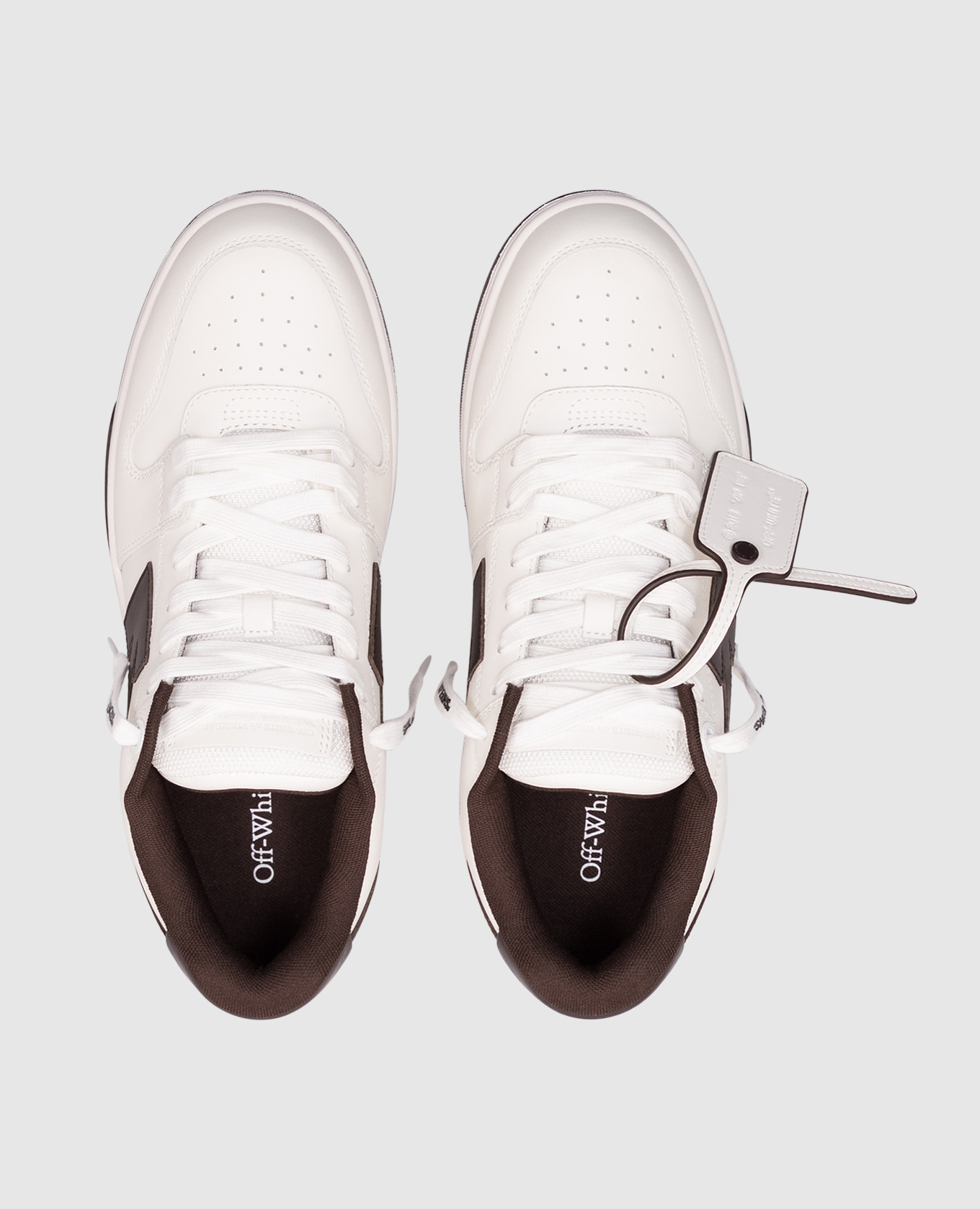 

White leather sneakers Out of Office Off-White