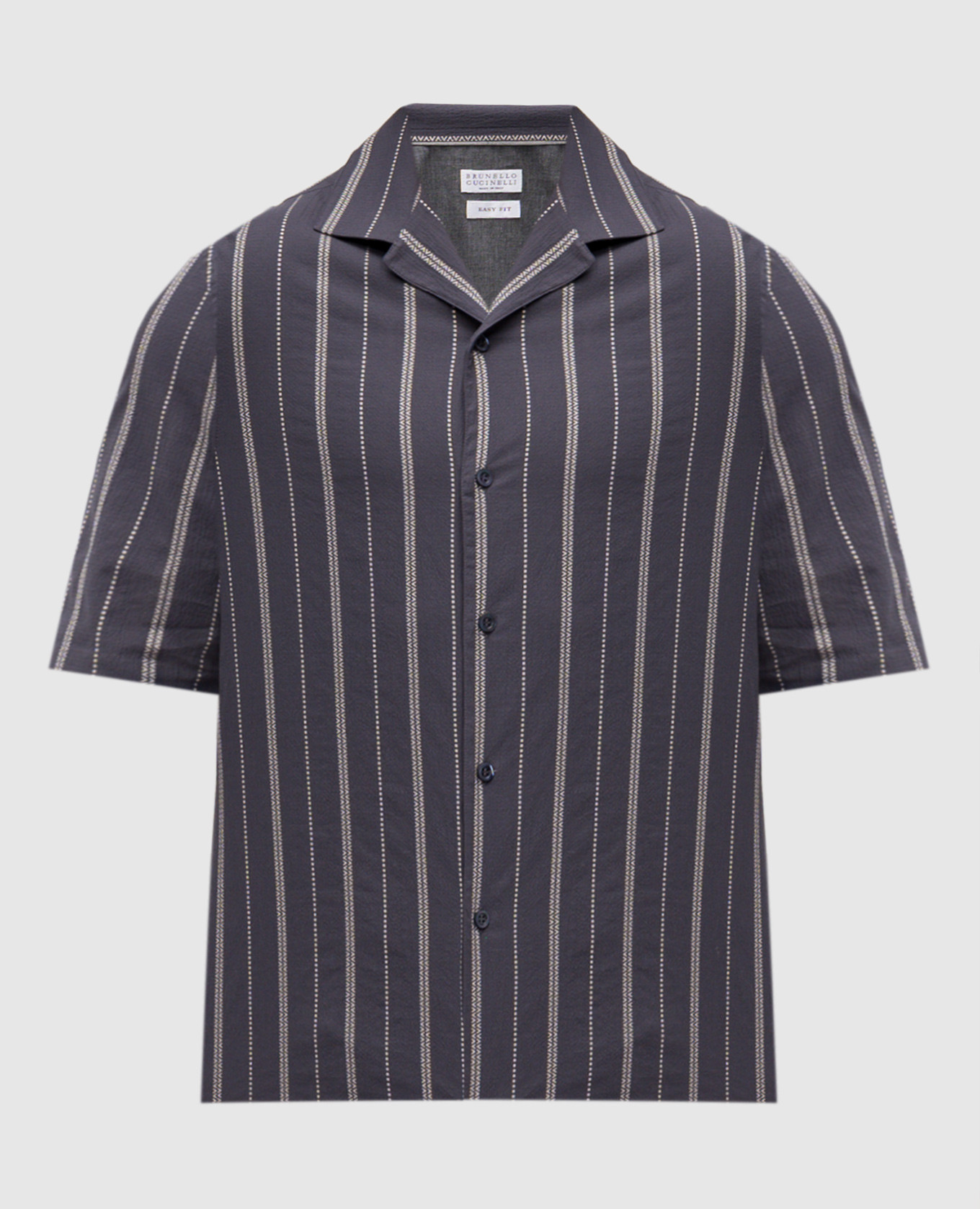 

Gray striped shirt Brunello Cucinelli, Grey