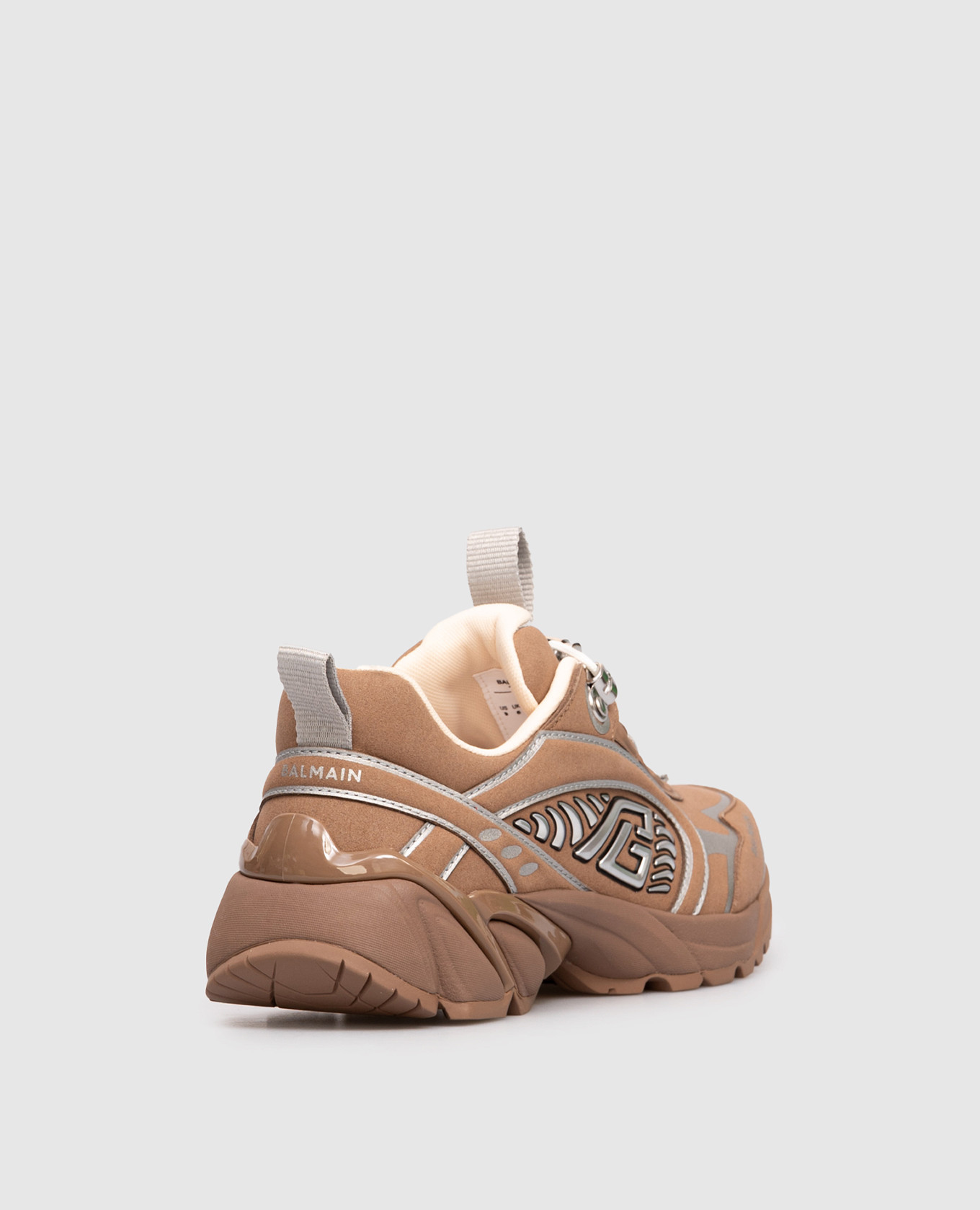 

Brown Cosmic Dust sneakers Balmain