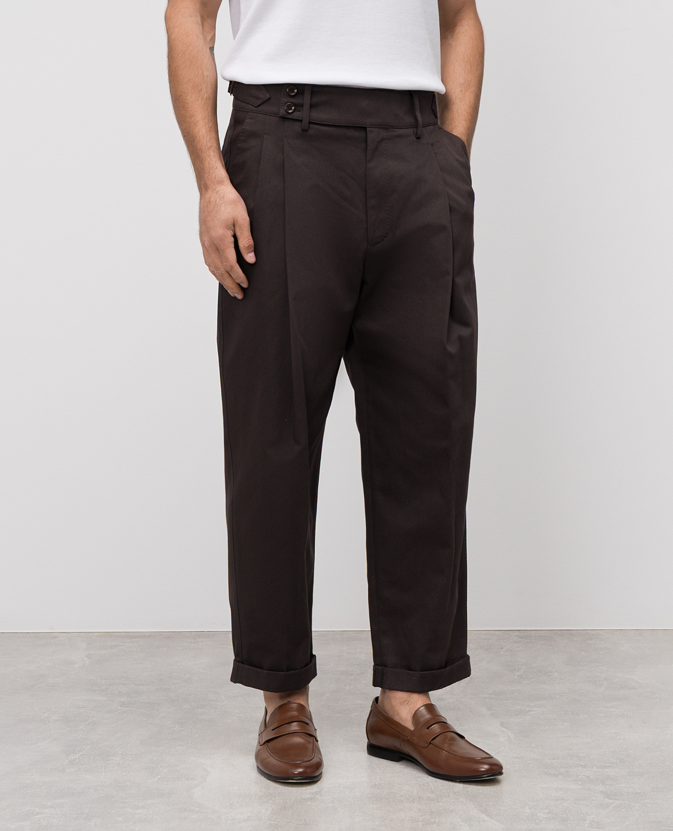 

Brown trousers with lapels Dolce&Gabbana