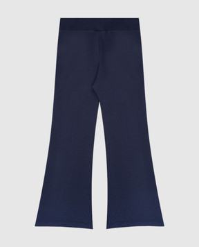 Versace Children's blue flared pants with crystals 10181871A14984