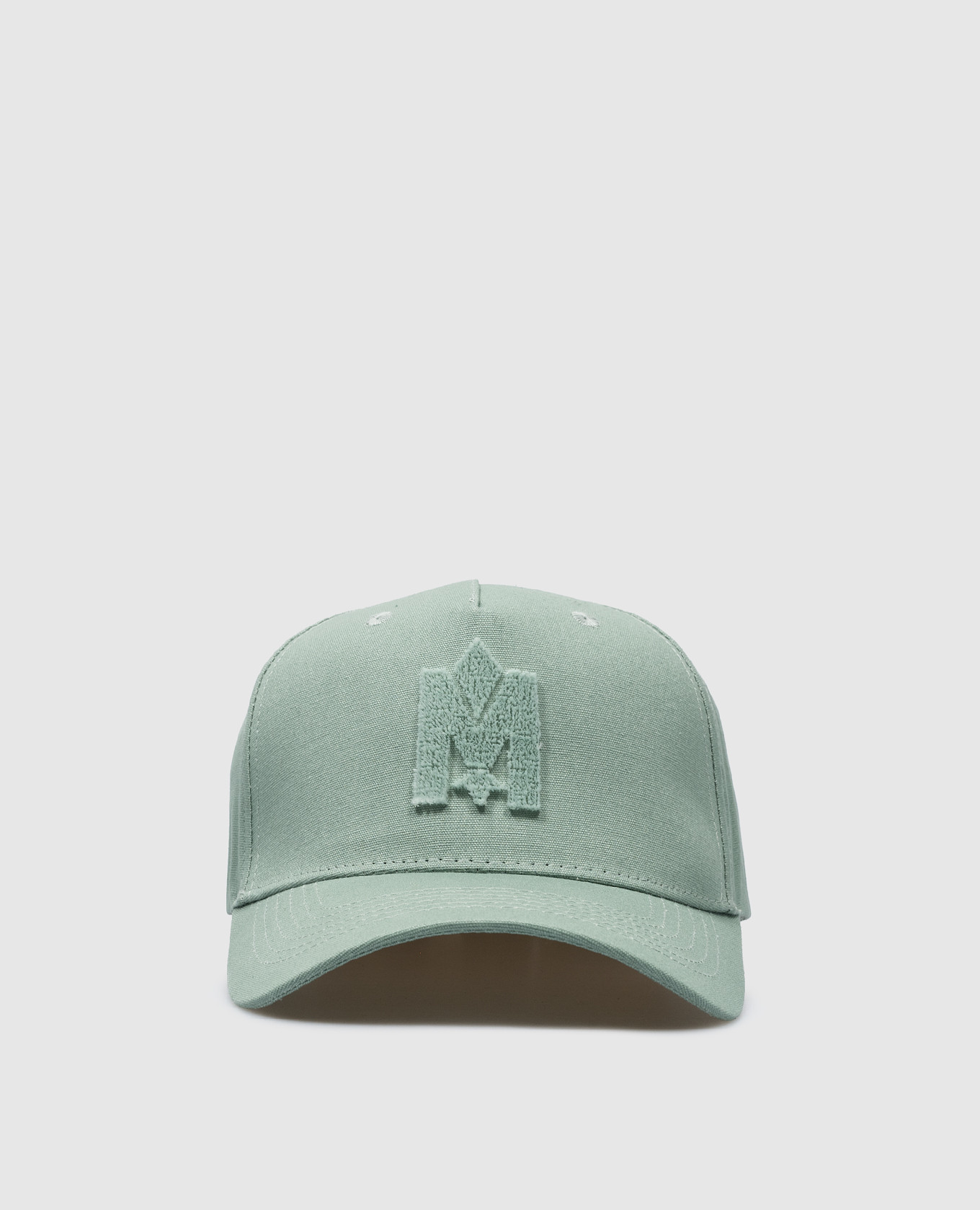 

Green ANDERSON-V cap with textured logo patch Mackage
