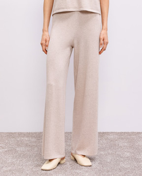 LISA YANG Beige Aina cashmere pants 2025118