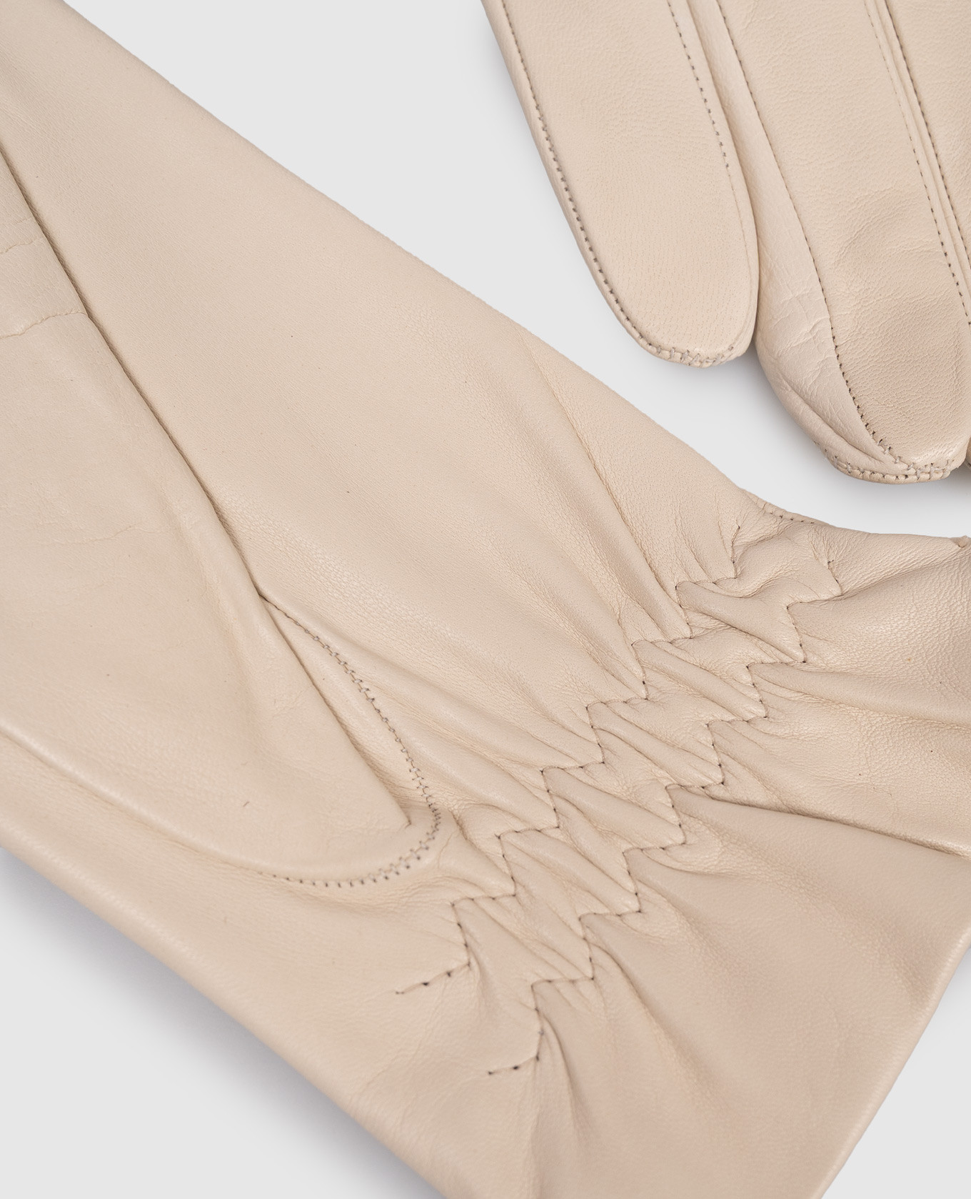 

White leather gloves Babe Pay Pls