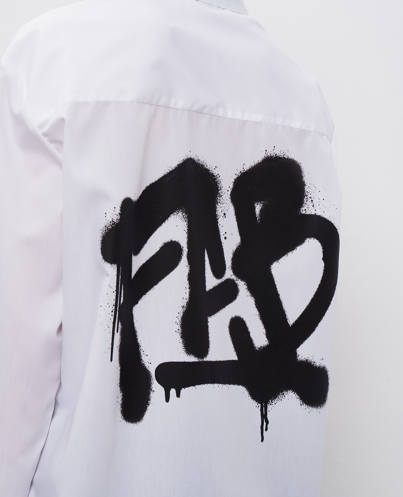 

White asymmetric Canotta shirt SSHEENA