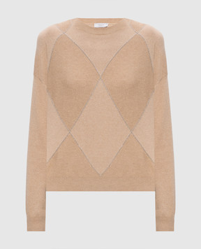 Peserico Beige wool, silk and cashmere jumper S99403F129283F