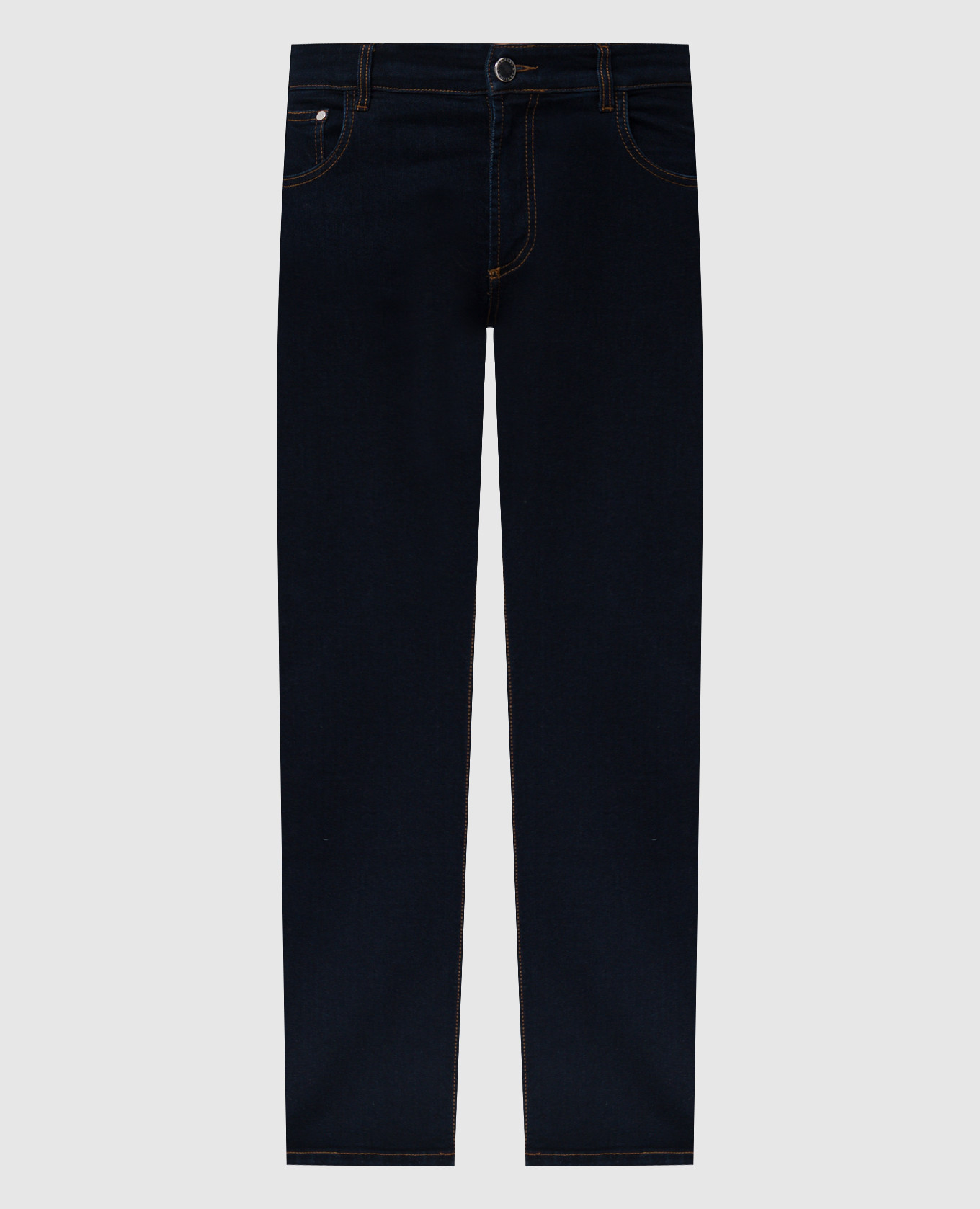 Blue jeans with logo patch Cashmere&Whiskey