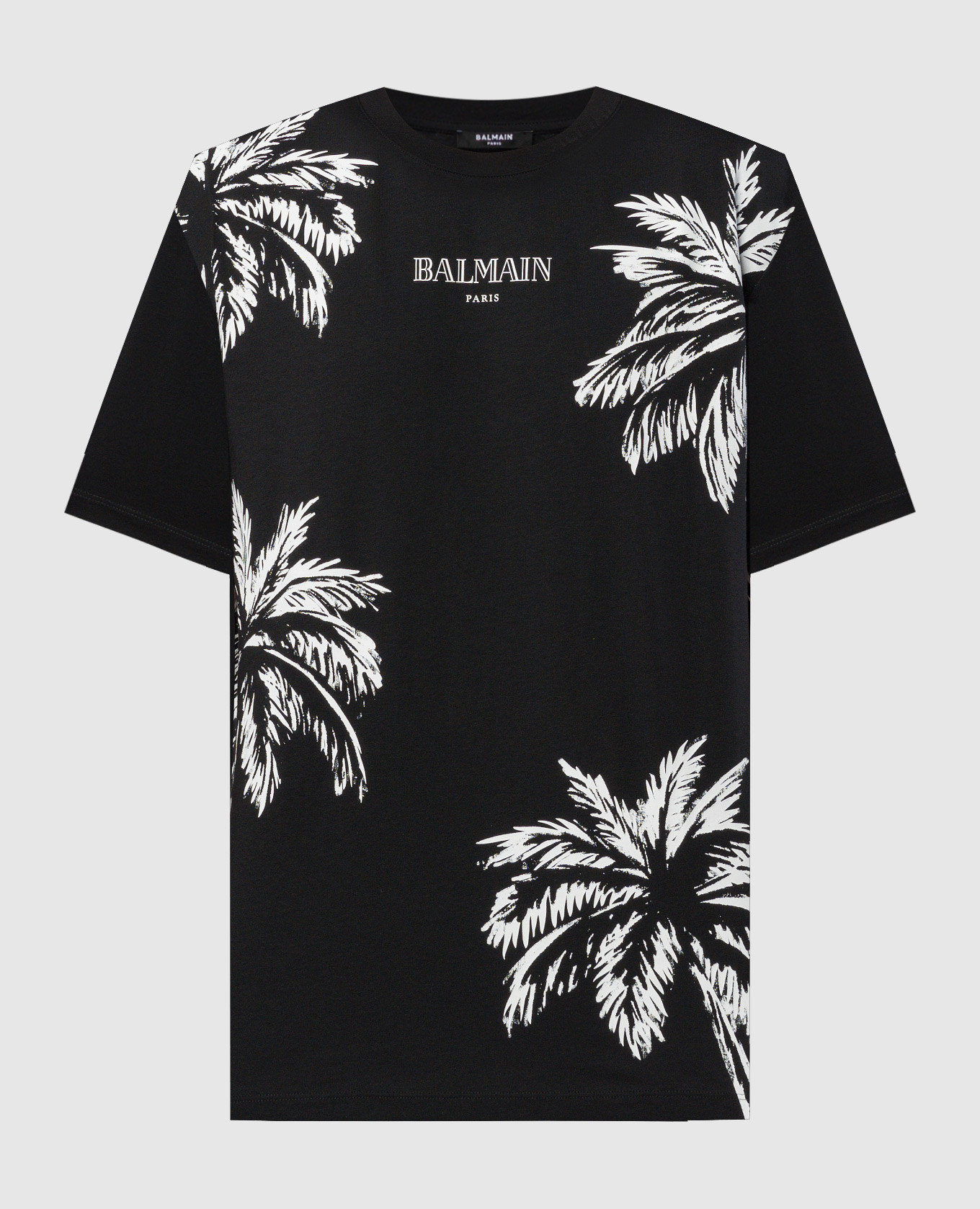 

Black t-shirt with a print Balmain