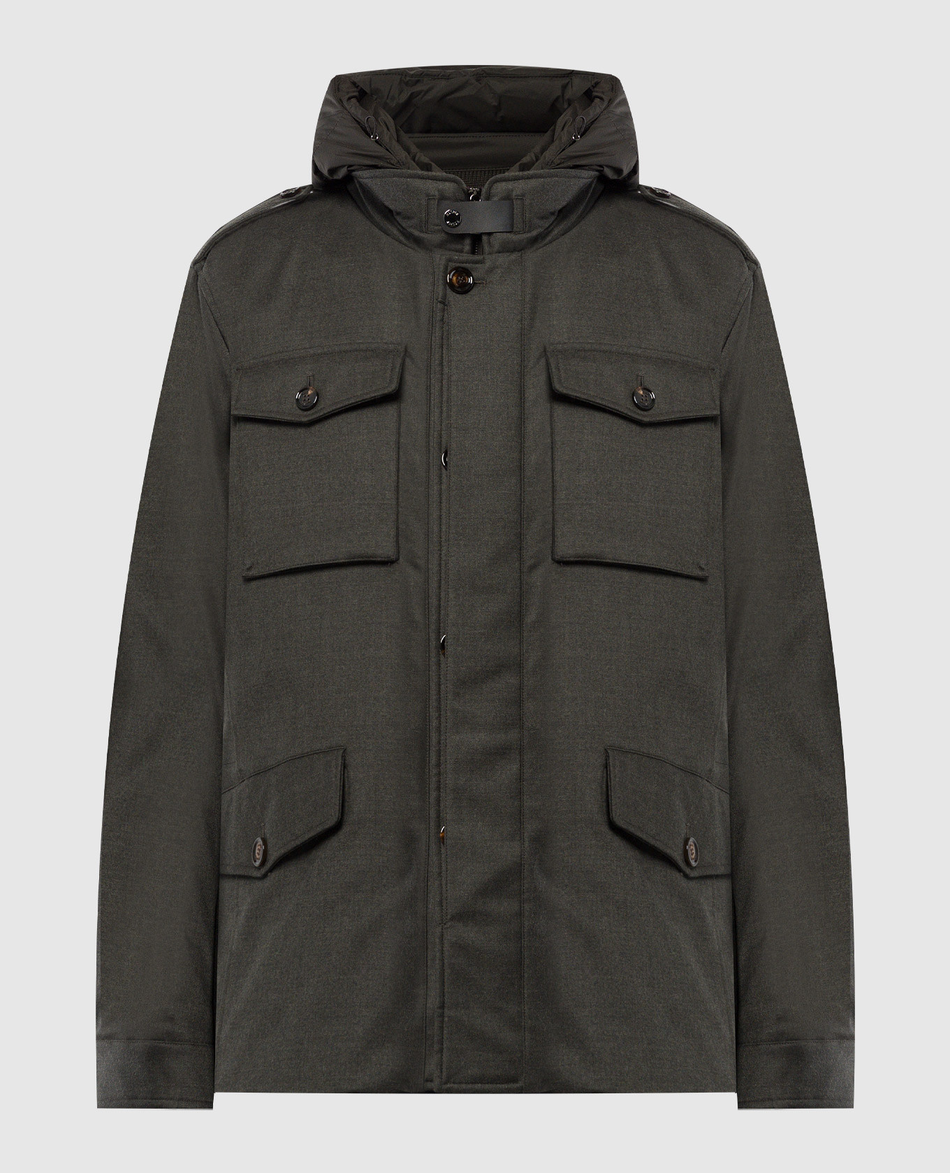 Isac gray down jacket moorer