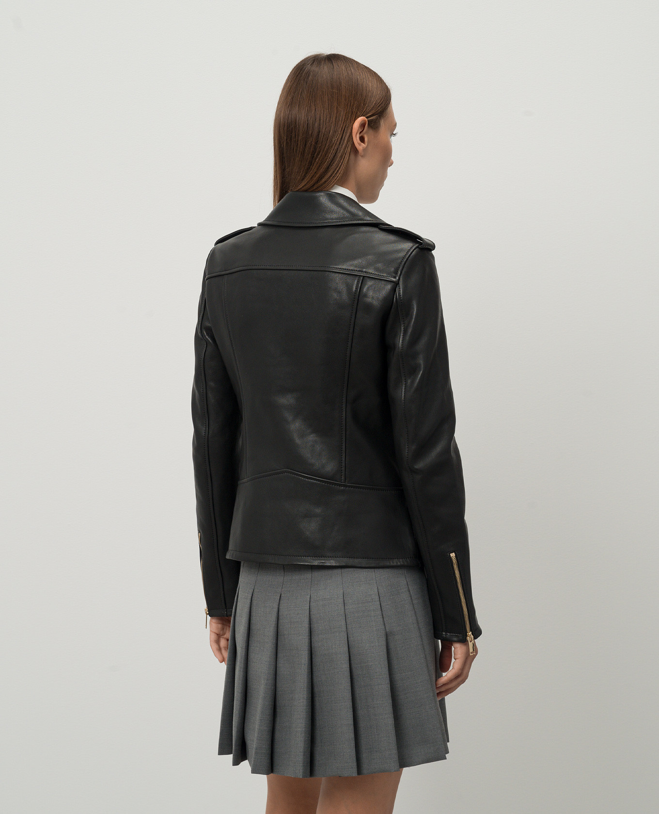 

Black leather jacket Babe Pay Pls