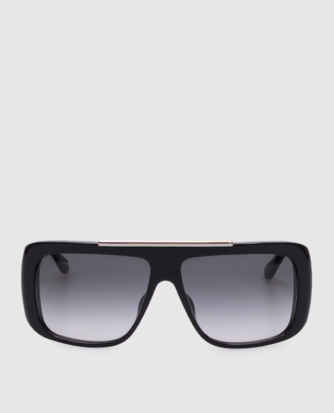 

Black sunglasses with logo engraving Alexander McQueen