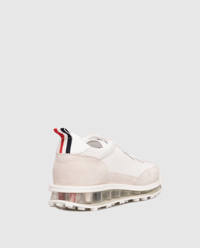 Thom Browne White leather RUNNER sneakers FFD120B05584