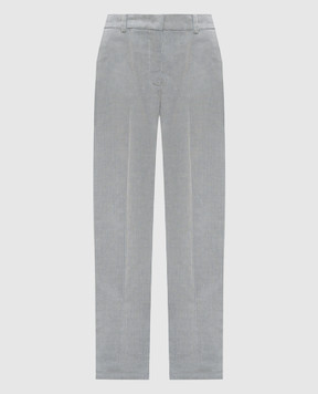 MooRER Gray corduroy pants LINDA LINDAIV
