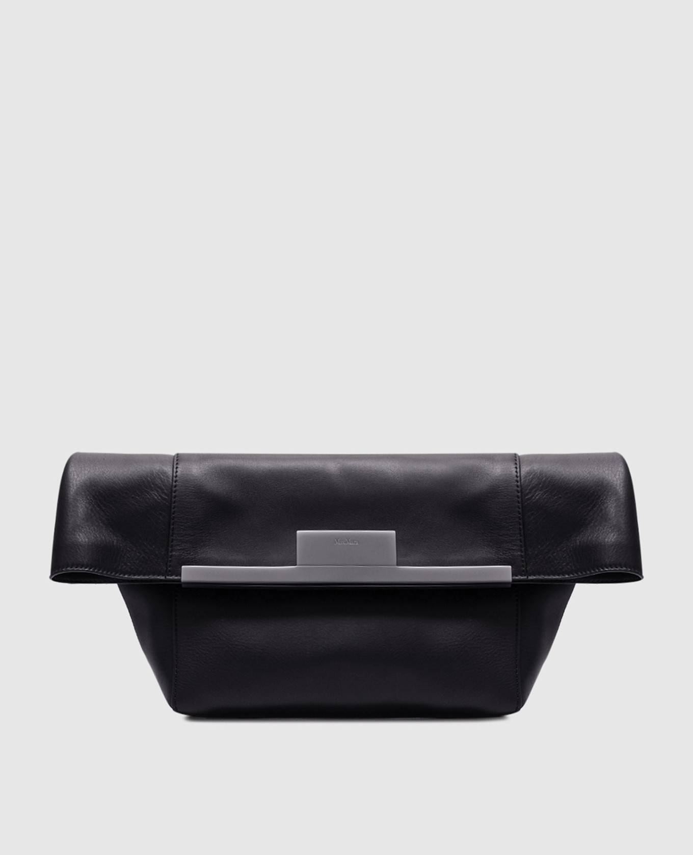 

Black leather bag MMCLASPCLUTCHS Max Mara