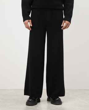 Jacob Lee Black cashmere pants MCP075AW24GB