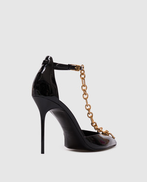 Balmain Black patent leather Sync shoes FN1UA152LPAT