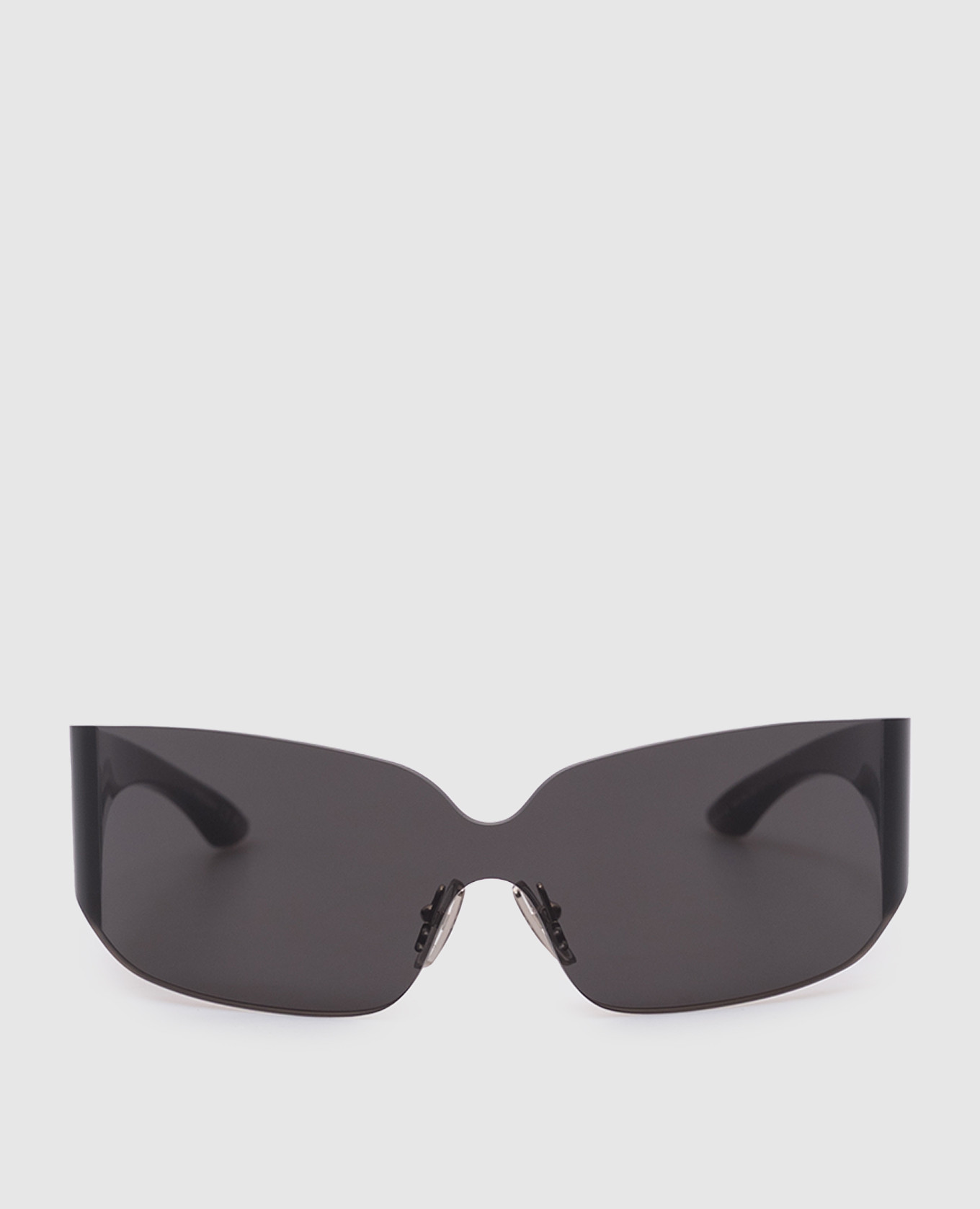 Black Mono Square Sunglasses Balenciaga