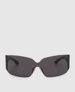 Balenciaga Black Mono Square Sunglasses 830307T0003m