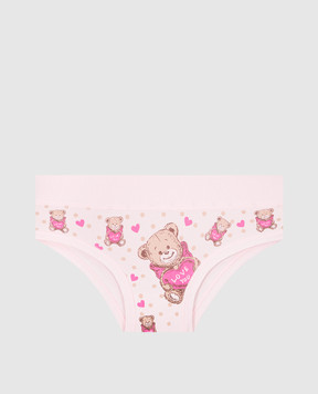 RiminiVeste Emy Bimba baby pink panties with Love you print B2778