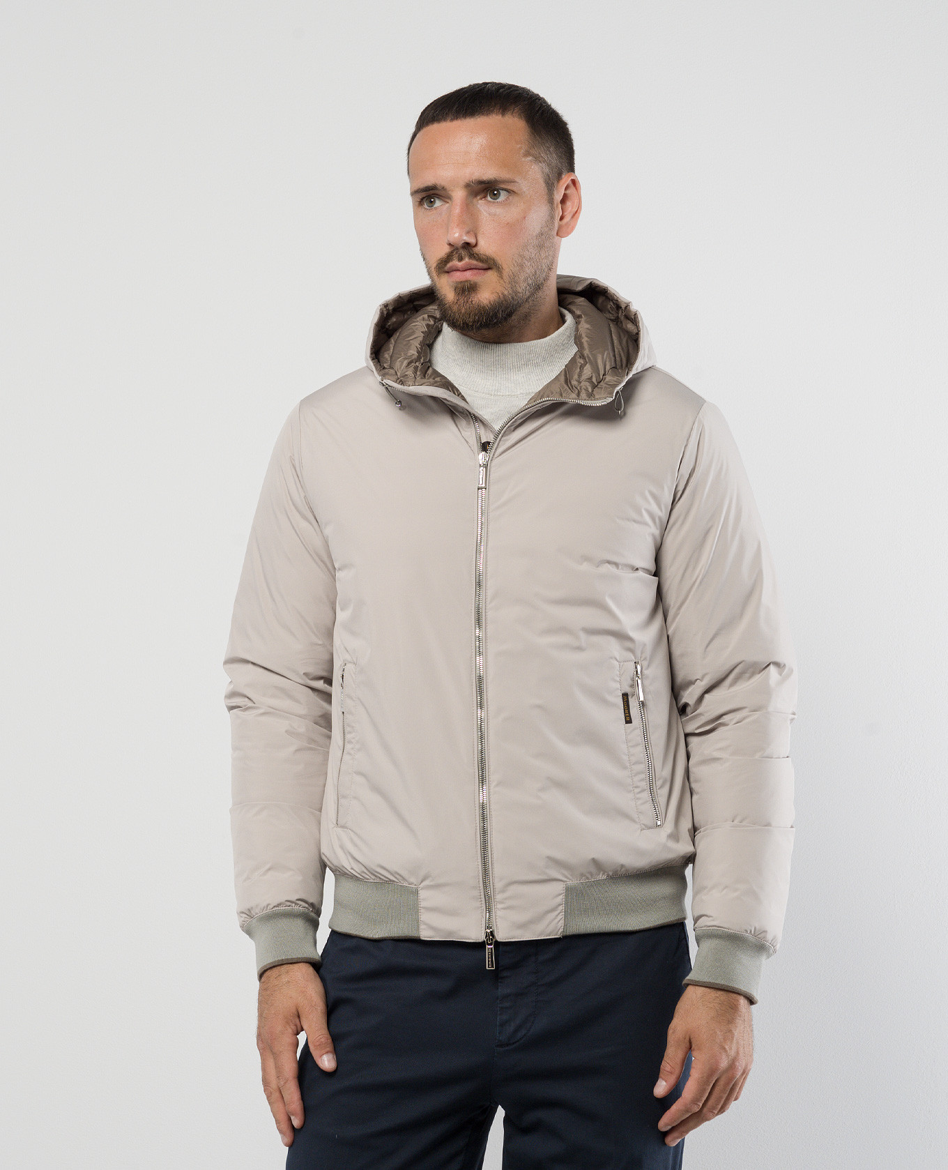 

Oniro beige down jacket MooRER