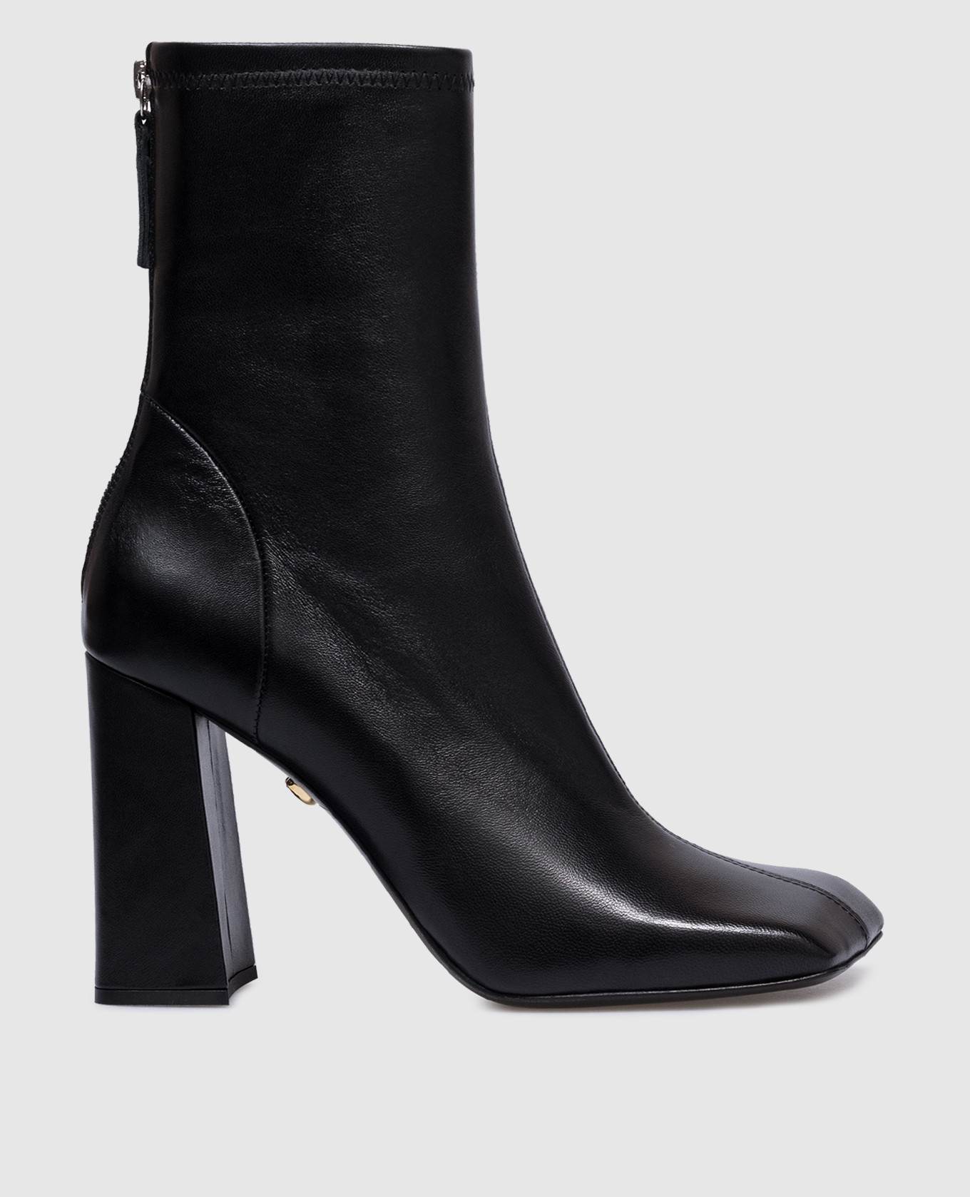 

Black leather ankle boots Babe Pay Pls, Черный