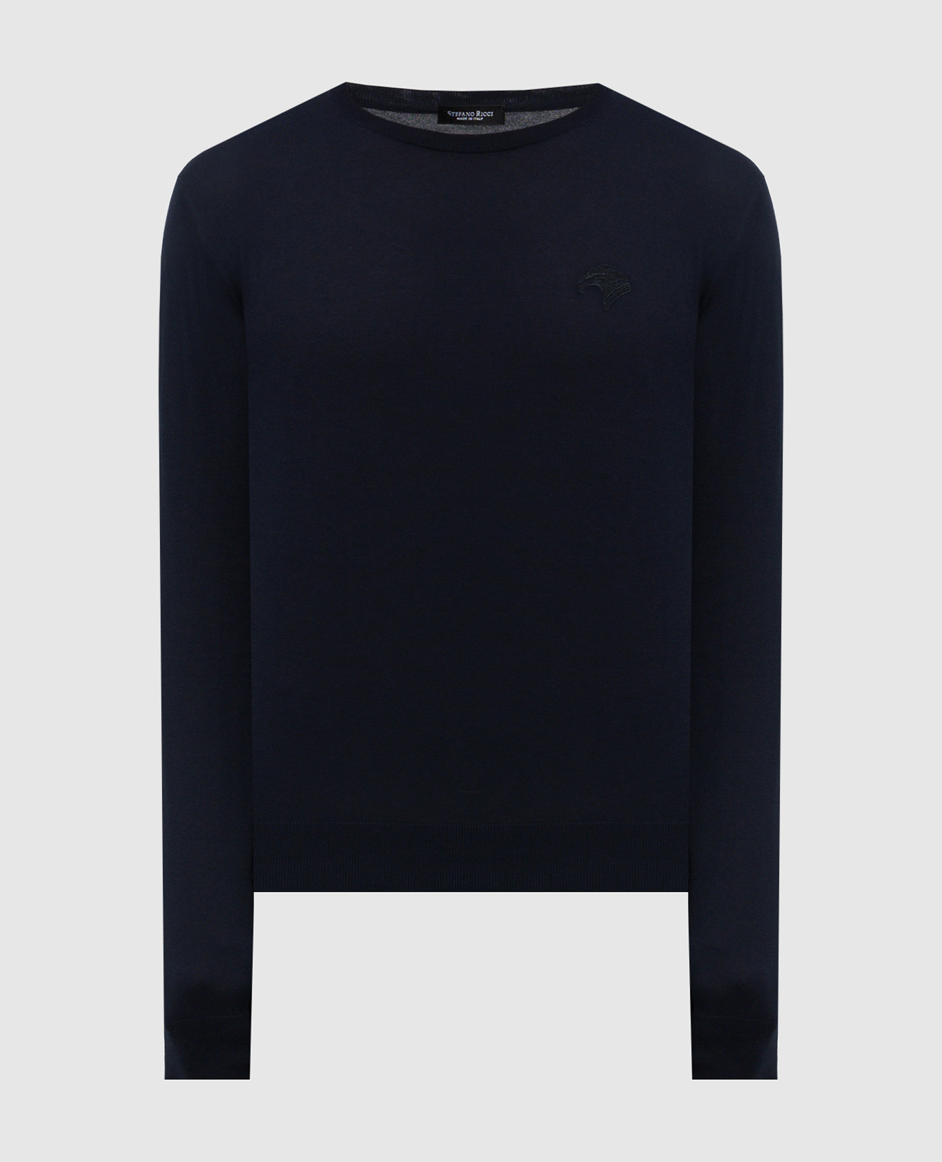 

Blue jumper with logo emblem Stefano Ricci