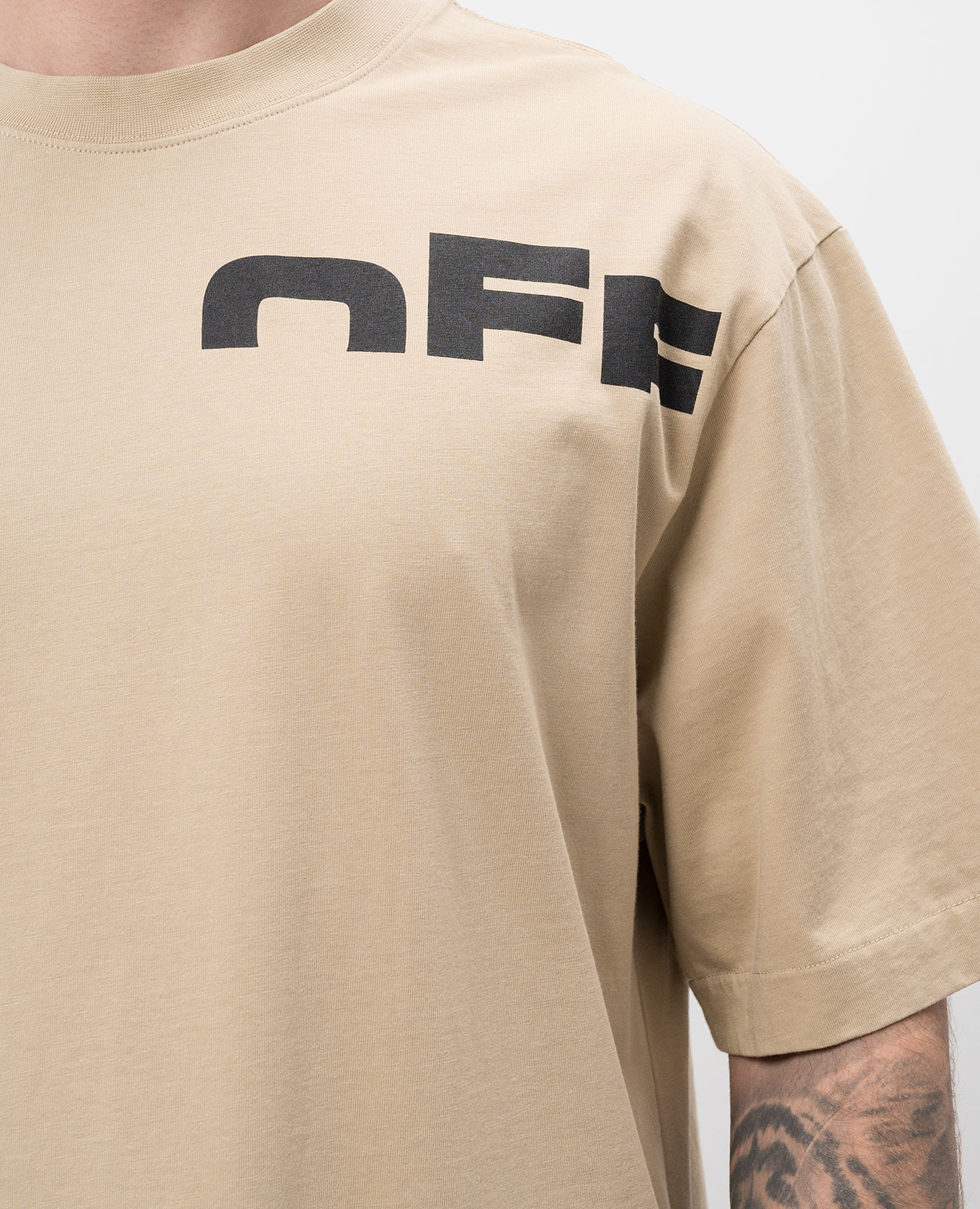 

Beige T-shirt with logo Off-White