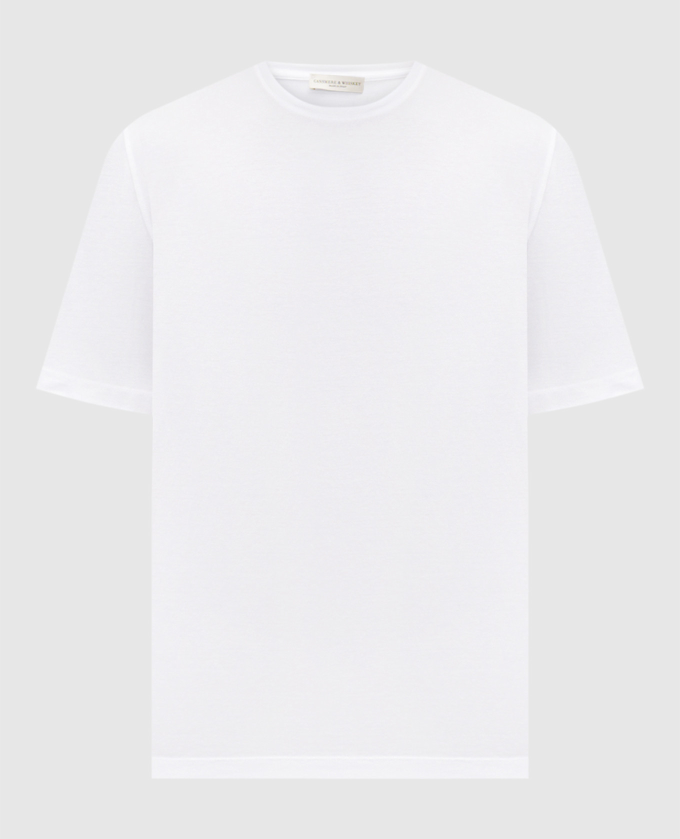 White T-shirt Cashmere&Whiskey