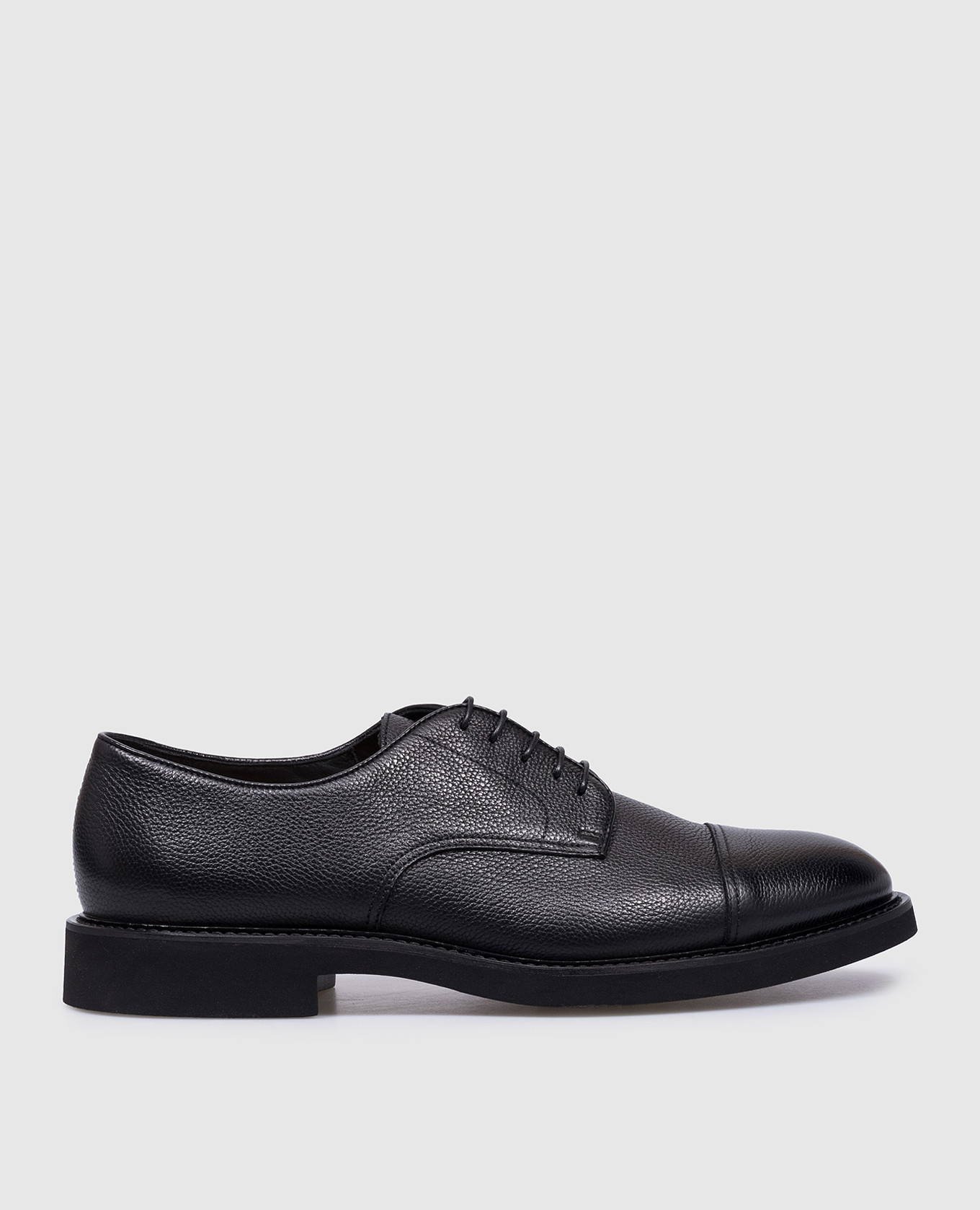 

Black leather derbies Doucal's