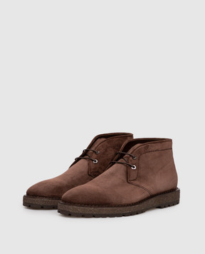 Stefano Ricci Brown suede deserts UF11G4222SDP