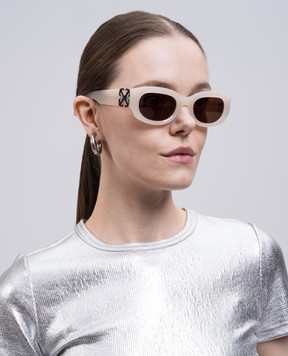 Off-White Palmer beige sunglasses OERI14ES25PLA001