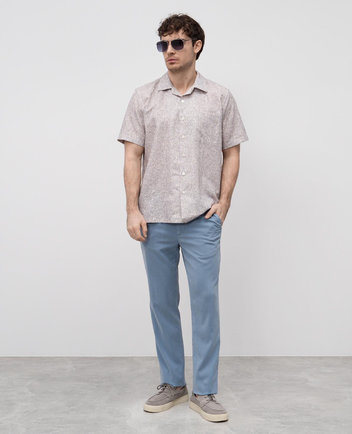 

Blue pants Canali, Light blue