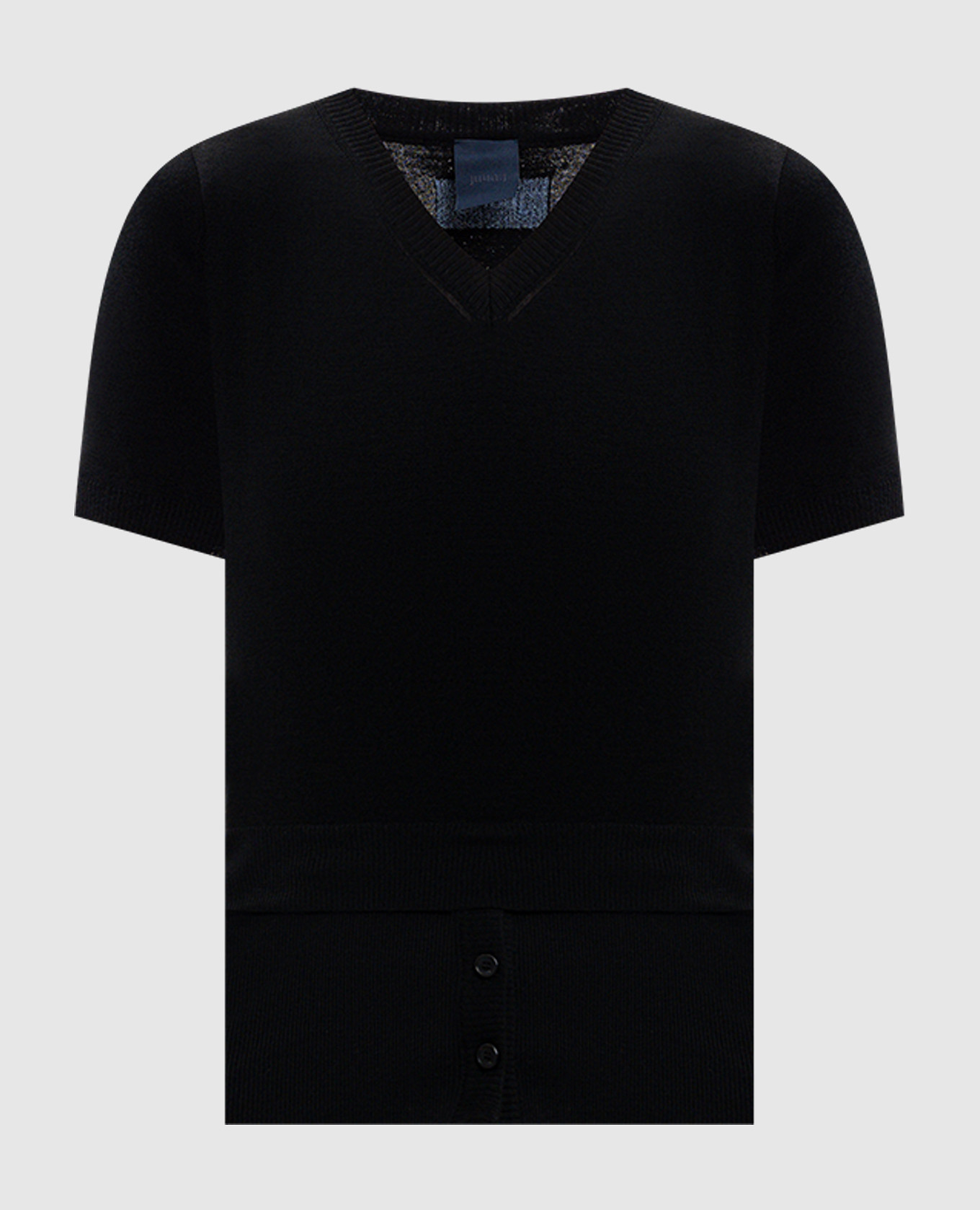 Black wool top Juun.j