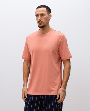 Brunello Cucinelli Pink T-shirt with logo emblem M0B138440