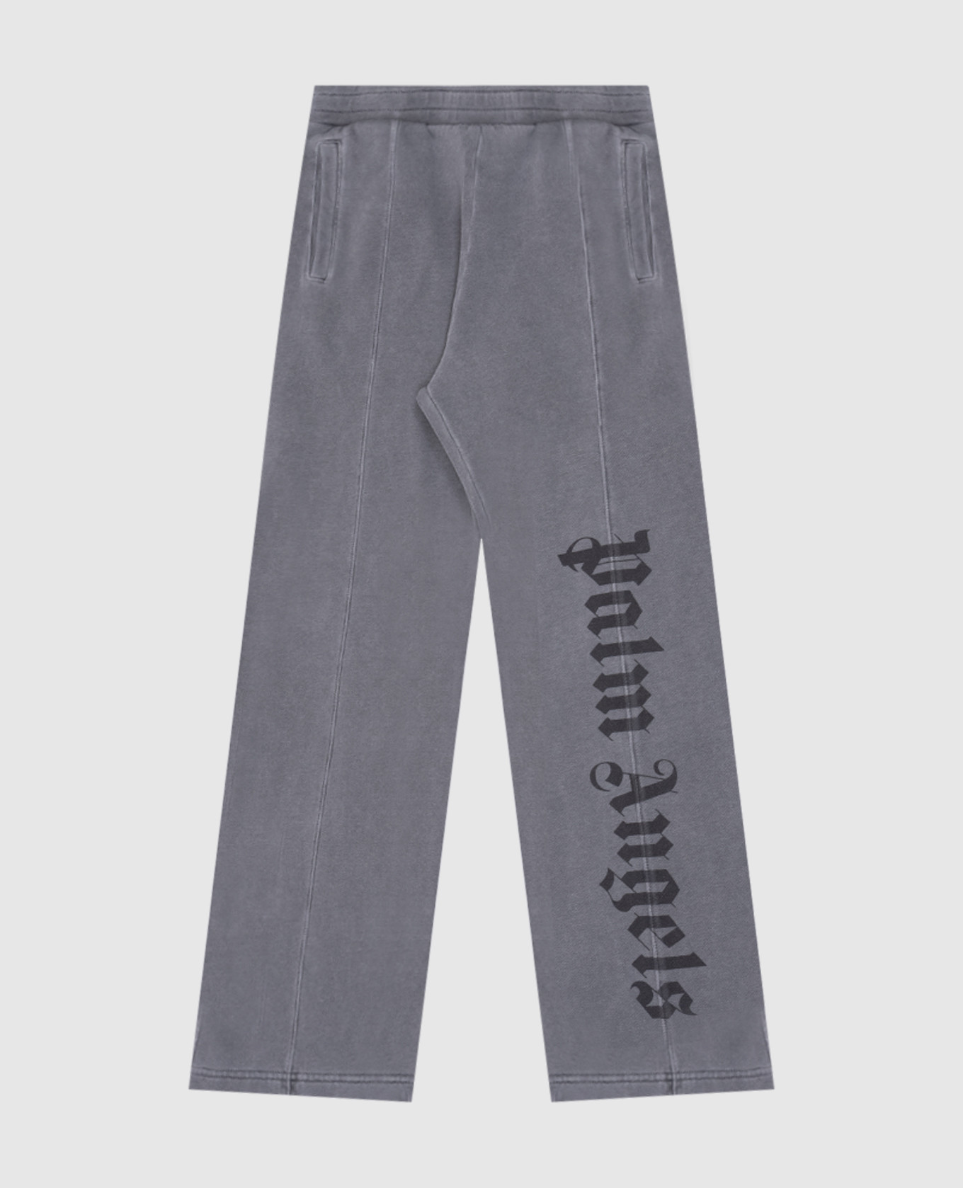 

Children's gray sports pants with a logo print Palm Angels, Grey
