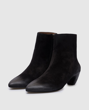 Marsell Stonda Tronchetto black suede ankle boots MW8390186
