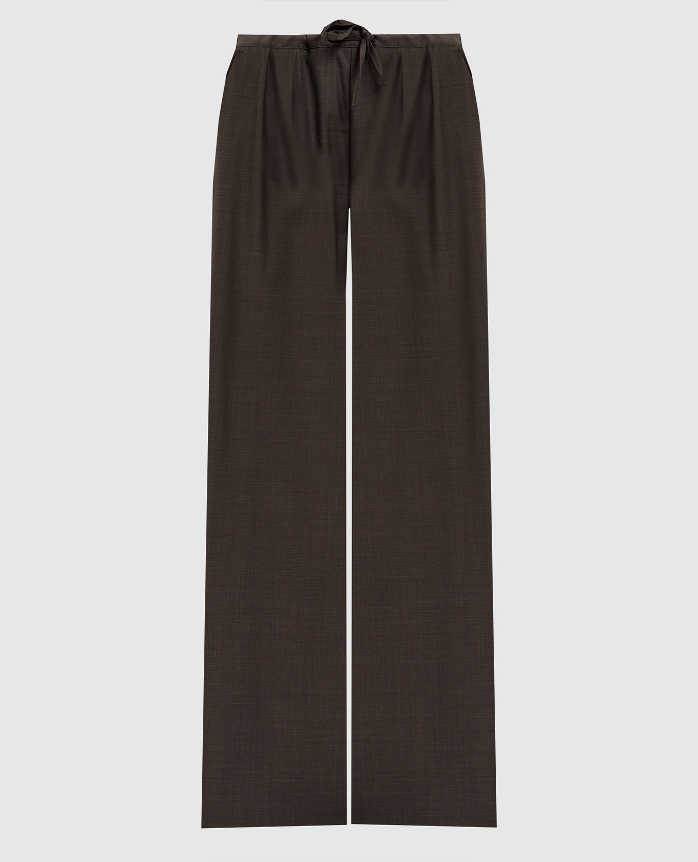

Brown COVE wool trousers Loulou de Saison
