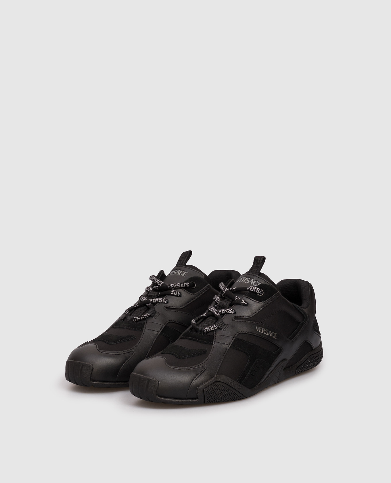 

Black Galaxia combination sneakers Versace