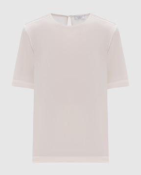 Peserico Beige silk top S0676007325