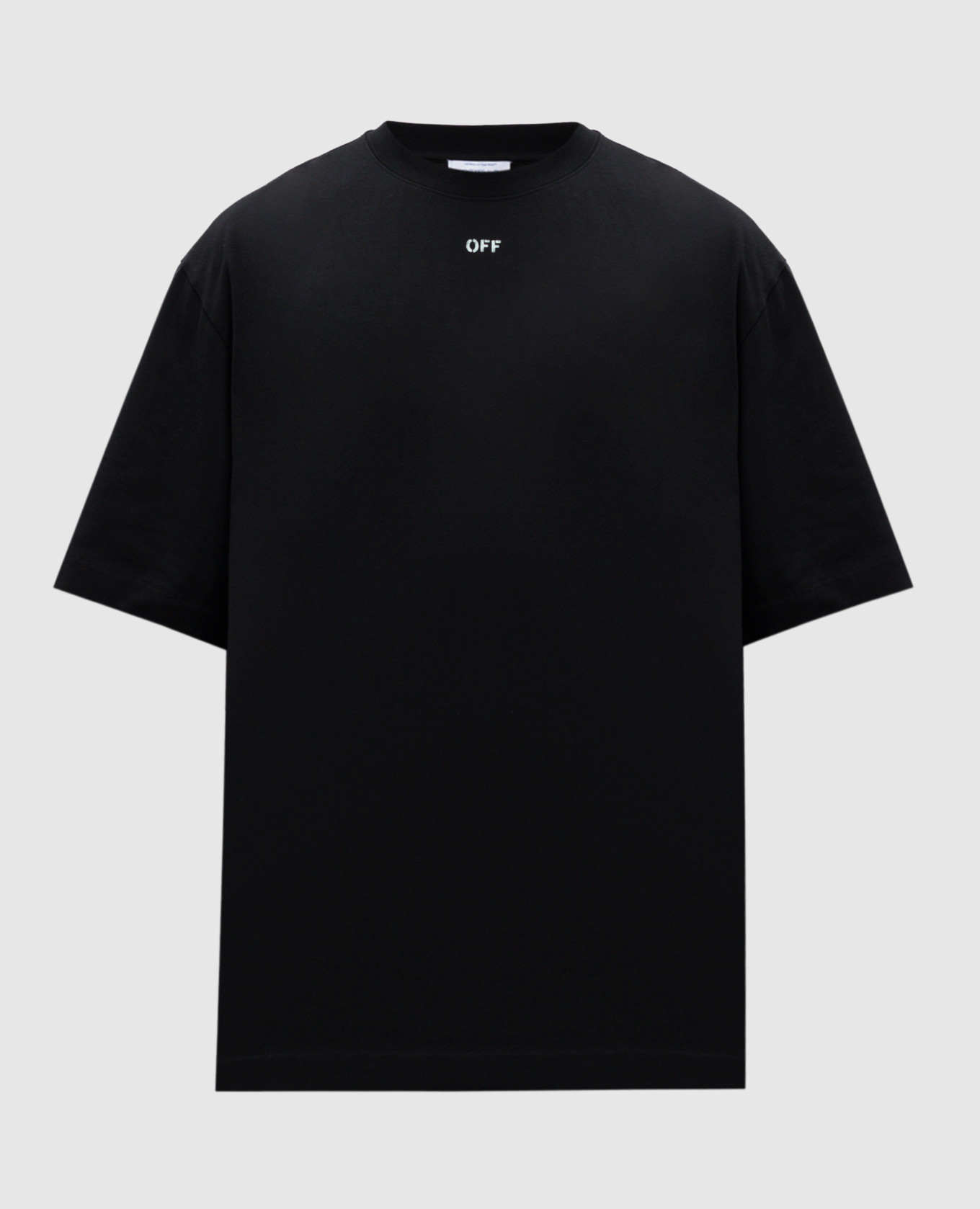 

Black T-shirt with Vibe arrow print Off-White