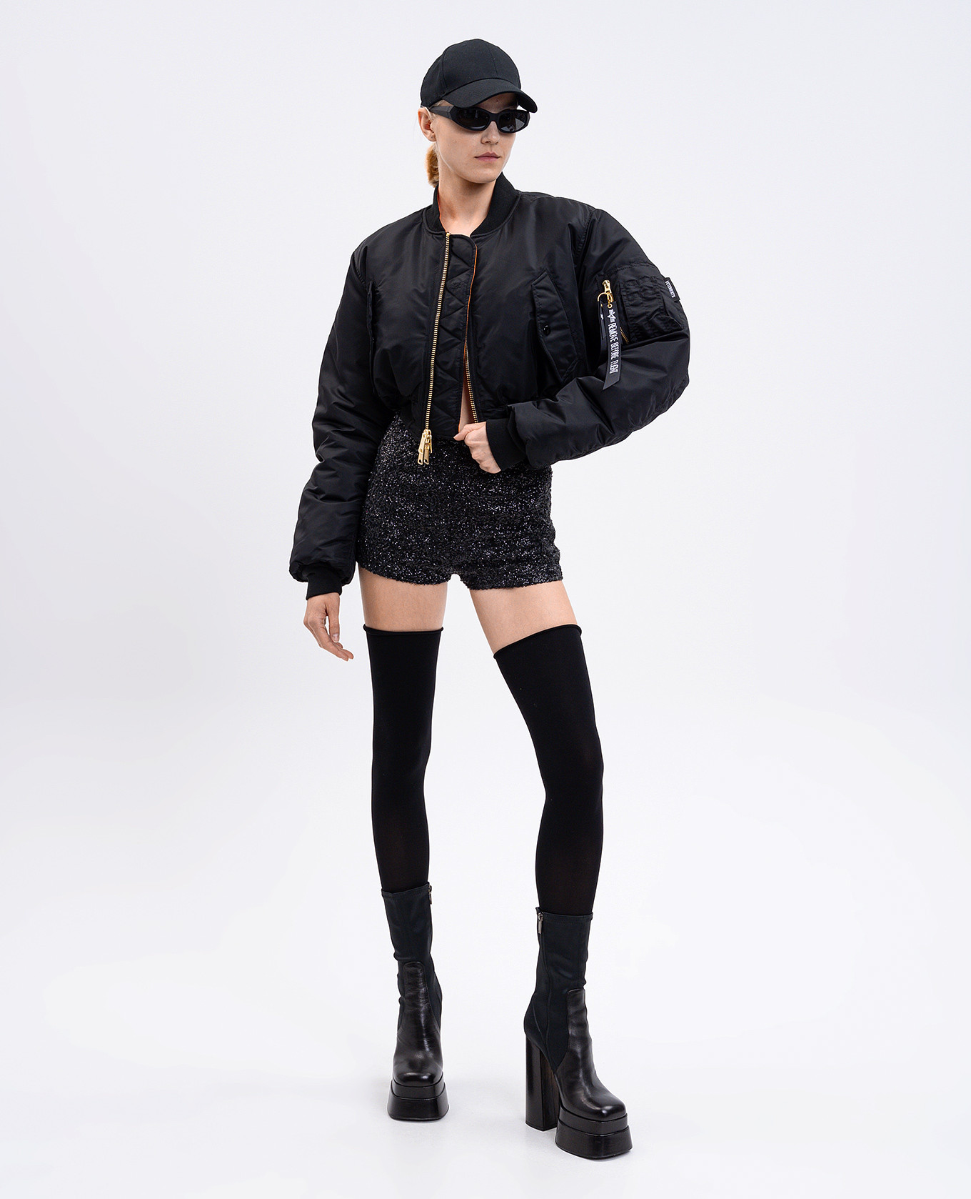 

Black reversible bomber jacket Vetements