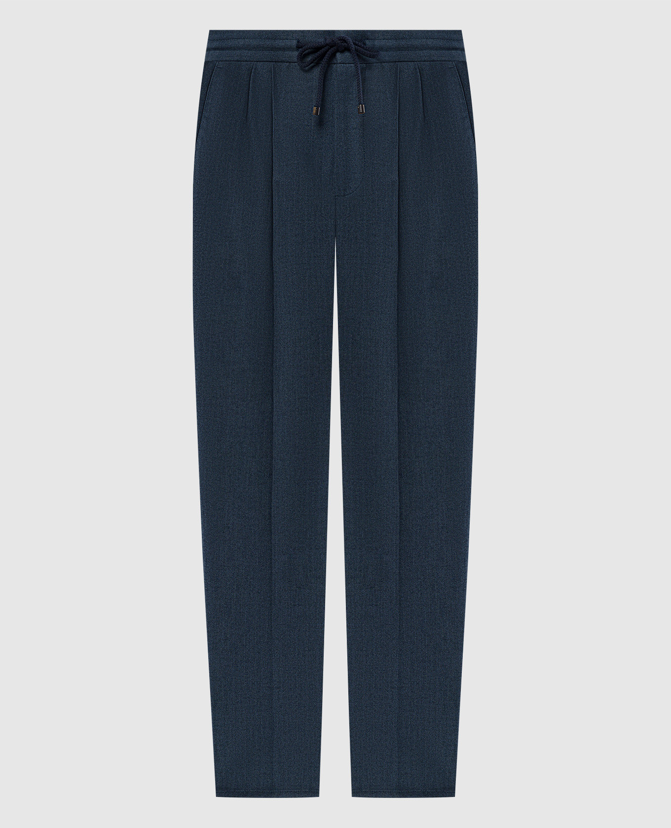 Blue pants with a pattern Brunello Cucinelli