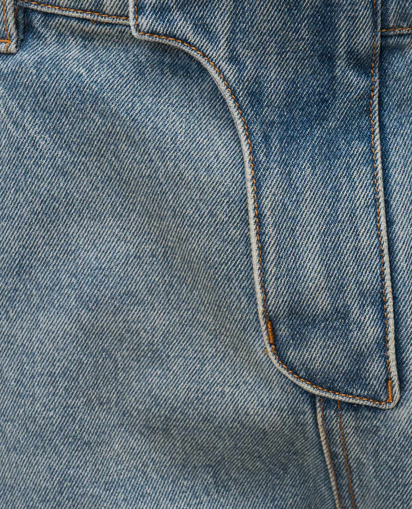 

Blue jeans with a worn effect Balmain, Light blue