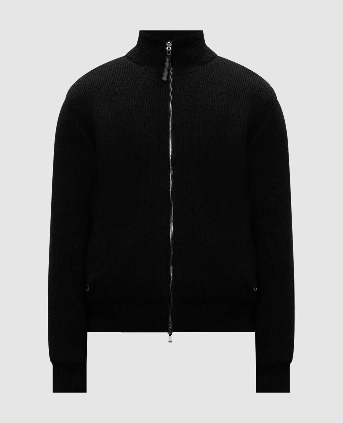 Black double-sided cashmere jacket agnona