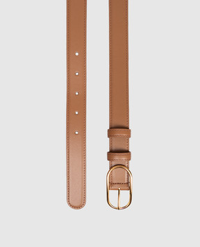 Dolce&Gabbana Brown leather belt BE1654A3G19