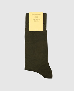 CDLP Green socks with logo MSO006122201