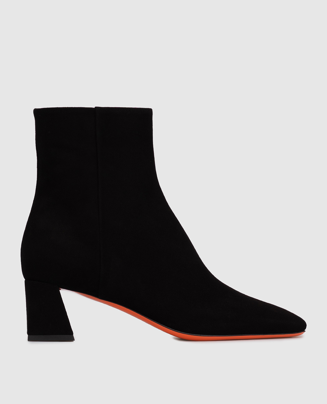 

Black suede ankle boots Santoni