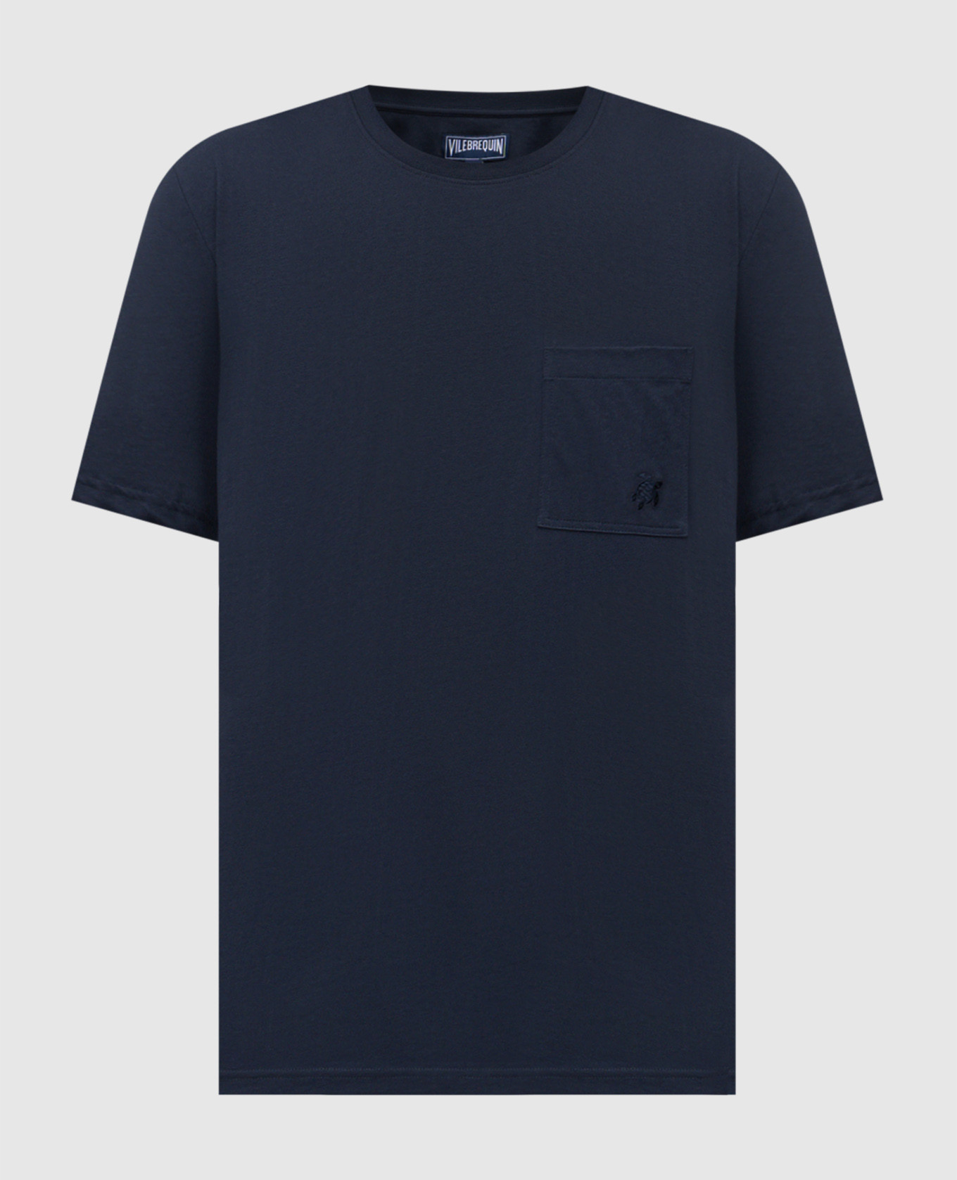 Blue T-shirt with logo emblem
