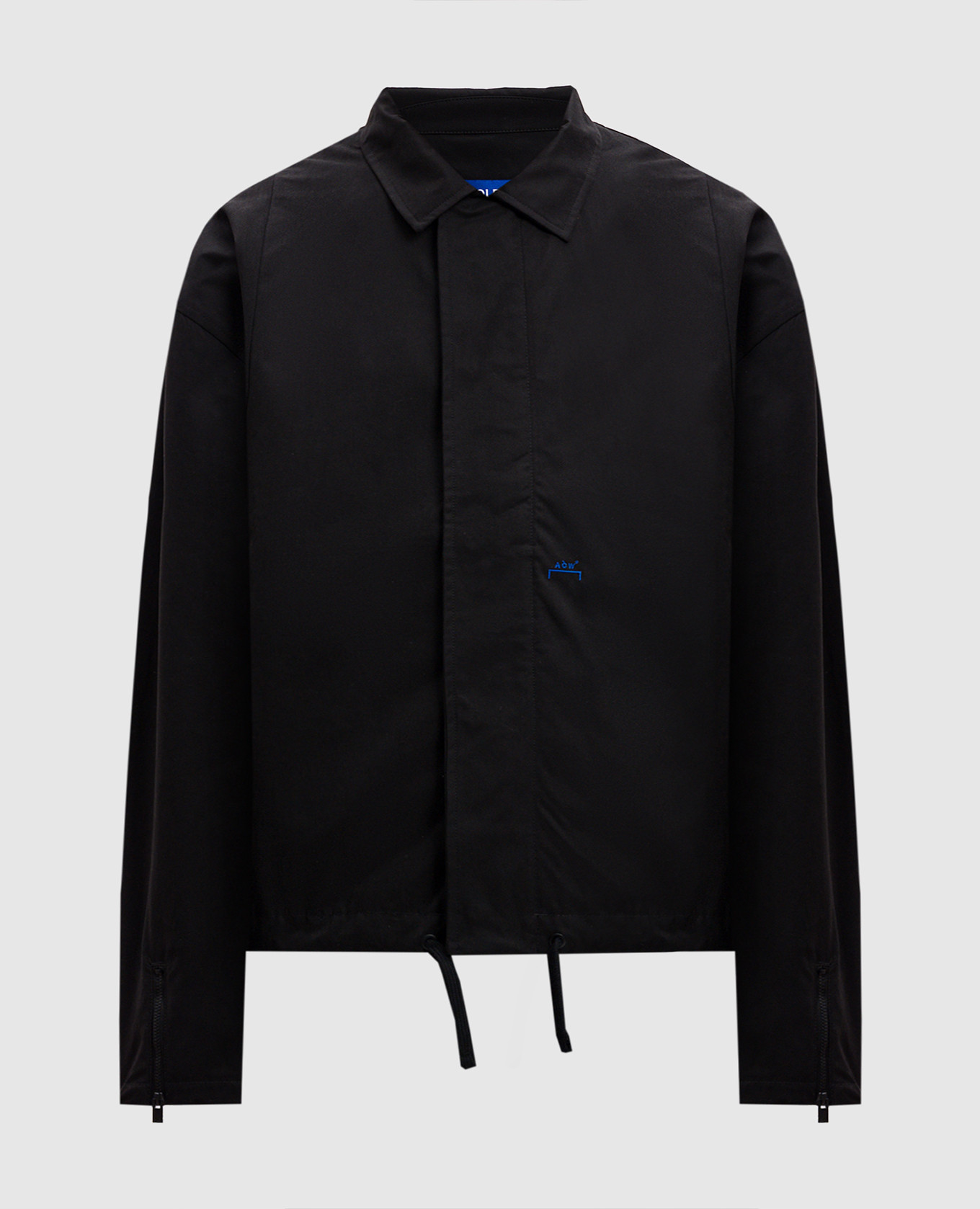 

Black windbreaker with logo embroidery A Cold Wall